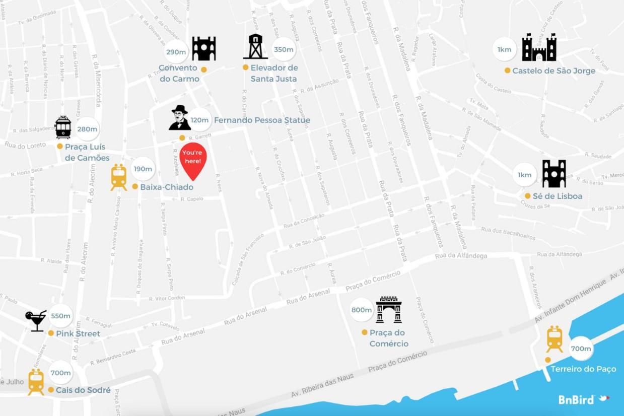 Chiado Prime Garrett Apartment Lisboa Kültér fotó